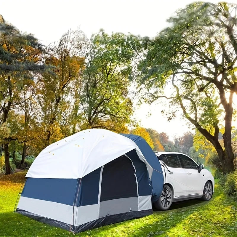 Autosteltent – Vouwwagentent – Tent Voor Auto – Kampeertent – 4-Persoons – Dubbel Gelaagde Canvas – Lichtgewicht Glasvezel Frame