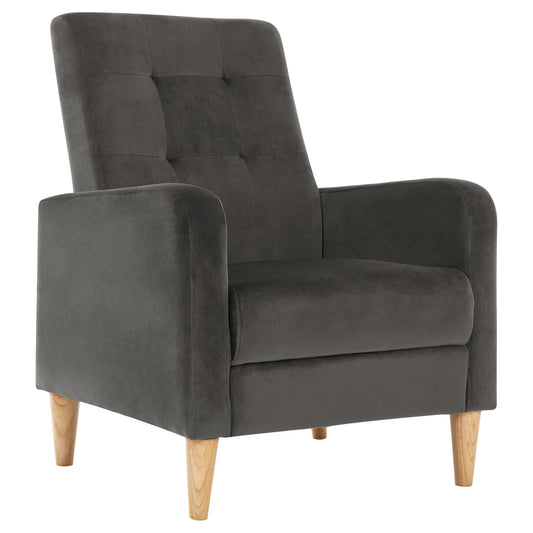 Stoel - Fauteuil - Lounge Stoel - Fauteuil Woonkamer - Gevoerde Zitting - Armleuningen - Hoge Rug.