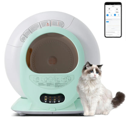 Kattentoilet – Kattenbak – Kattentoilet Zelfreinigend – Automatische Kattenbak – Kattenbak Met App – Slim Ontwerp – 9L Grote Capaciteit