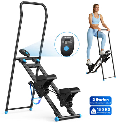 Verticale Stair Climber – Stair Stepper – Stair Climber – Trapklimmer – Fitness Climber – Compact Design – Stevig Metalen Frame