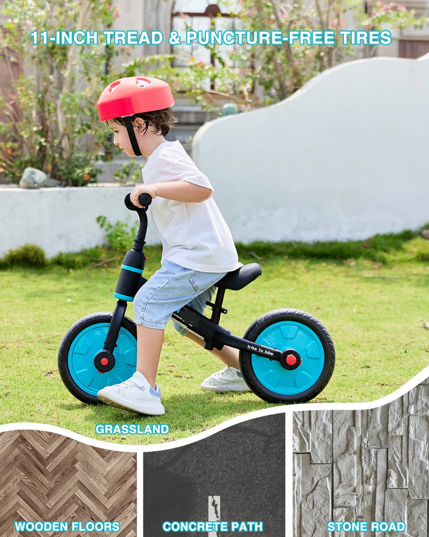 Peuter Oefenfiets - Kinderfiets - Loopfiets - Zijwieltjes - Unisex - 2-6 Jaar oud
