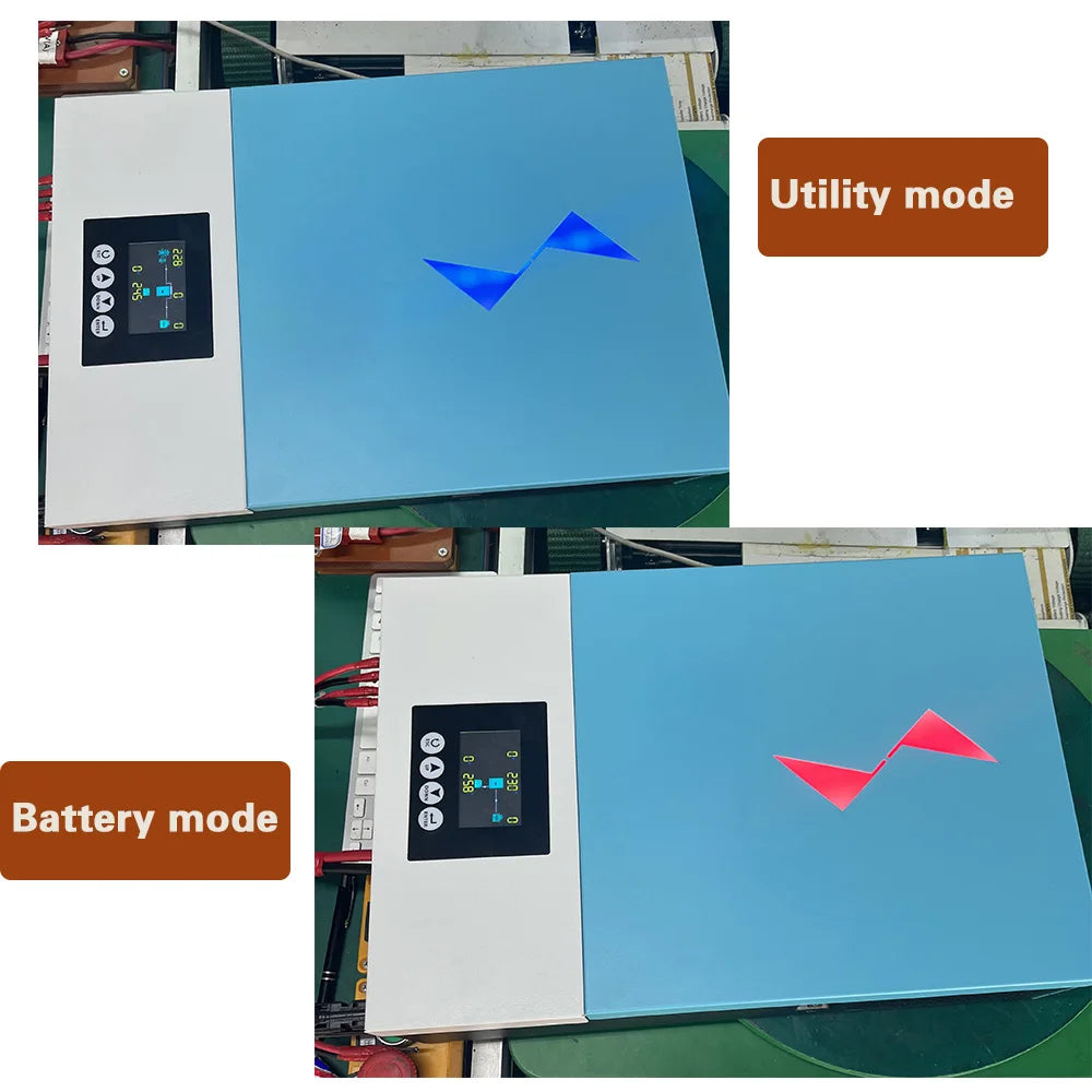 Zonne-omvormer – Hybride Omvormer – Off-Grid Omvormer – MPPT Laadregelaar – 24V Systeem – 3.0 kW Vermogen – 120A Laadcontroller