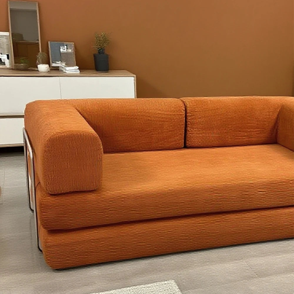 Bankstel – Hoekbank – 3-zitsbank – Slaapbank – Zetel – Retro Corduroy Stof – Verstelbare Luchtgecomprimeerde Zit – Lengte 200 cm