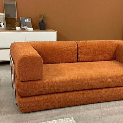 Bankstel – Hoekbank – 3-zitsbank – Slaapbank – Zetel – Retro Corduroy Stof – Verstelbare Luchtgecomprimeerde Zit – Lengte 200 cm