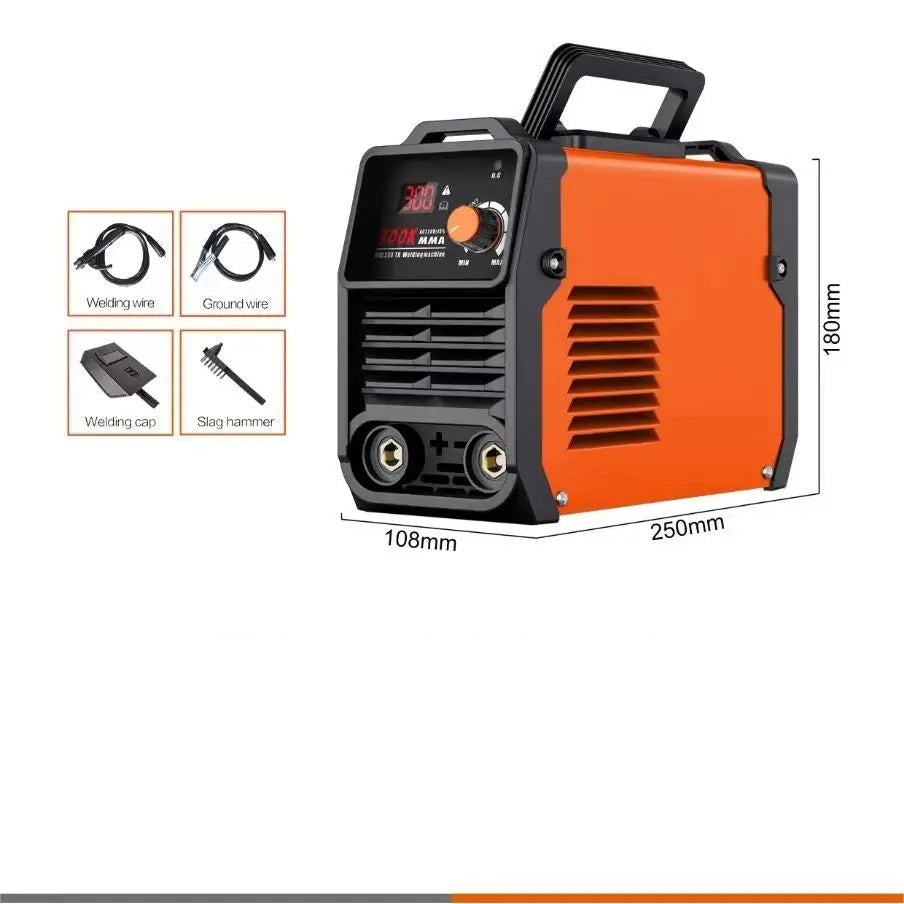 Lasapparaat - Inverter - Draagbaar - Elektrisch - 300A - Set - 3500W - Volautomatisch Lasapparaat met Accessoires voor Huishoudelijk en Industrieel Gebruik - QUORE