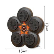 Music Boxing Machine - Music Boxing Machine voor de Muur - Interactieve Muur Boks Trainer met Bluetooth - Met 1 Paar Handschoenen voor Volwassenen - Zwart