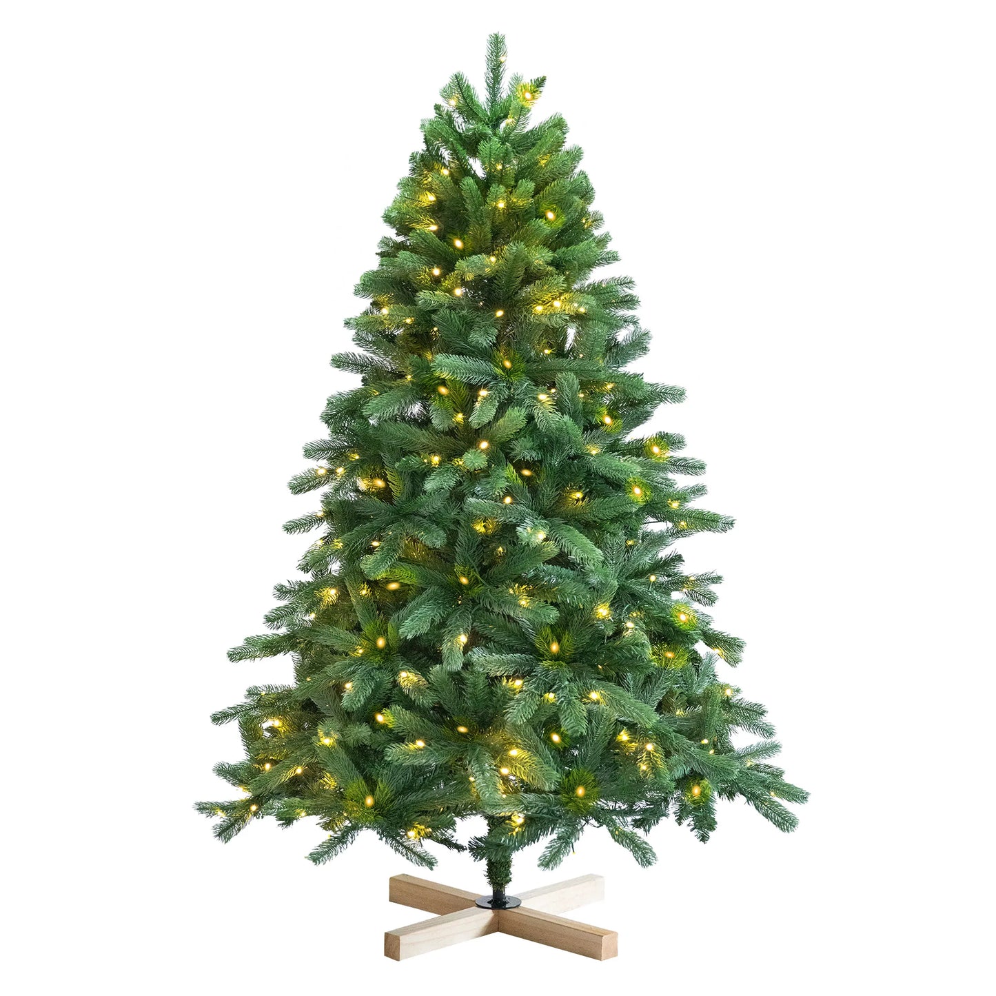 Kunstkerstboom – Kunstboom – Kerstboom – Winterboom – Feestboom – 180/210/235 cm – Met 250/350/450 LED Lampjes – Realistisch PVC+PE Metalen Standaard