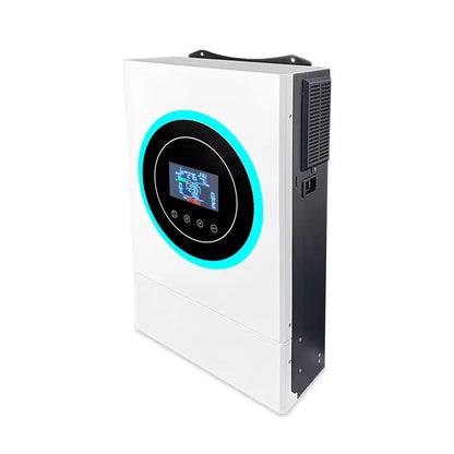 Hybride Zonnestroom Inverter – Zonne-energie Omvormer – Off-Grid Inverter – On-Grid Inverter – MPPT Technologie – 6200 Watt Vermogen – Geen Wifi Monitoring