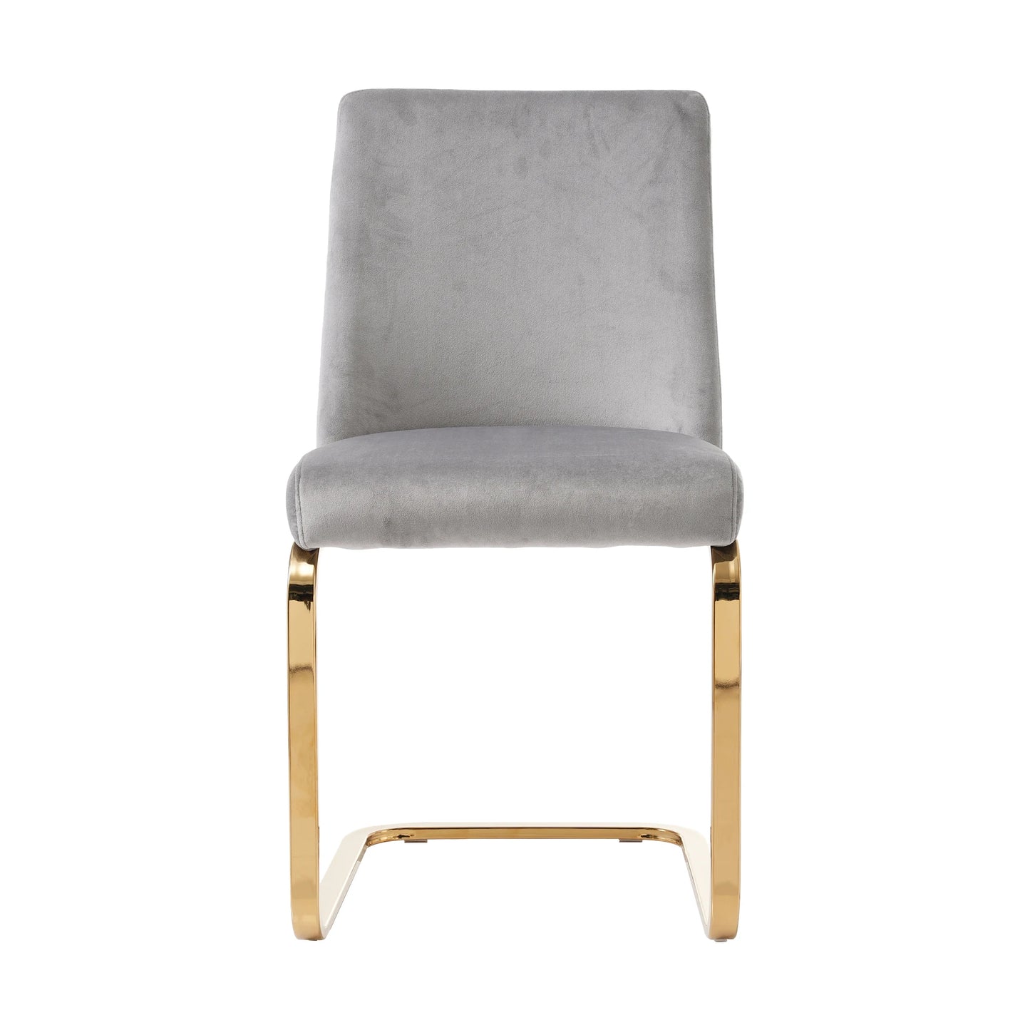 Velvet Eetkamerstoelen – Comfortabele Stoelen – Design Stoelen – Zachte Stoelen – Ergonomische Rugleuning – Stevig Metalen Frame - Beige