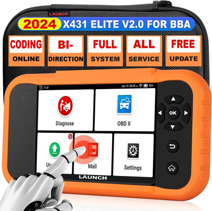 Auto Diagnose Scanner – OBD2 Scanner – Foutcode Lezer – Voertuig Diagnosetool – ECU Scanner – Volledige Systeemdiagnose – Online ECU Codering