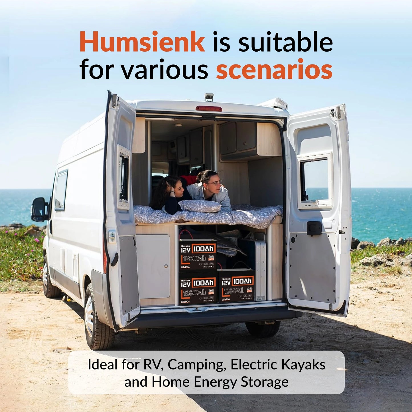 LiFePO4 Batterij – Lithium Accu – Solar Accu – Camper Accu – Thuisbatterij – 12V 100Ah – 15.000+ Cycles – Ingebouwd BMS Veiligheidssystem