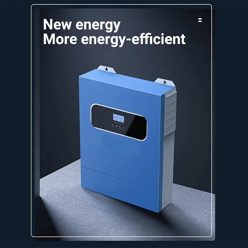 Zonne-energie Omvormer – Zonnestroom Converter – Solar Inverter – Zonnepaneel Omvormer – WiFi Monitoring – MPPT Tracker – Pure Sinusgolf-uitgang - 6200W - 48V