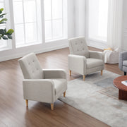 Chair - Armchair - Lounge Chair - Living Room Armchair - Padded Seat - Armrests - High Back.