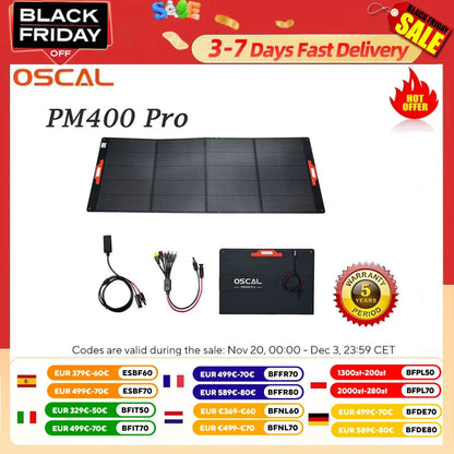 400W Opvouwbaar Zonnepaneel – Draagbaar Zonnepaneel – Flexibel Solar Paneel – Camping Zonnepaneel – Outdoor Zonne-energie – Hoge Zonnecel Efficiëntie 23%+ – IP67 Waterdicht & Stofbestendig