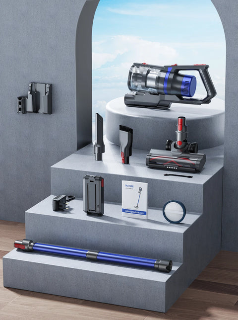 Cordless Stick Vacuum Cleaner - Stick Vacuum Cleaner - Vacuum Cleaner - Cordless Stick Vacuum Cleaner - Powerful Suction - 1L Dust Container - 450W - 36KPA - for pets and household appliances