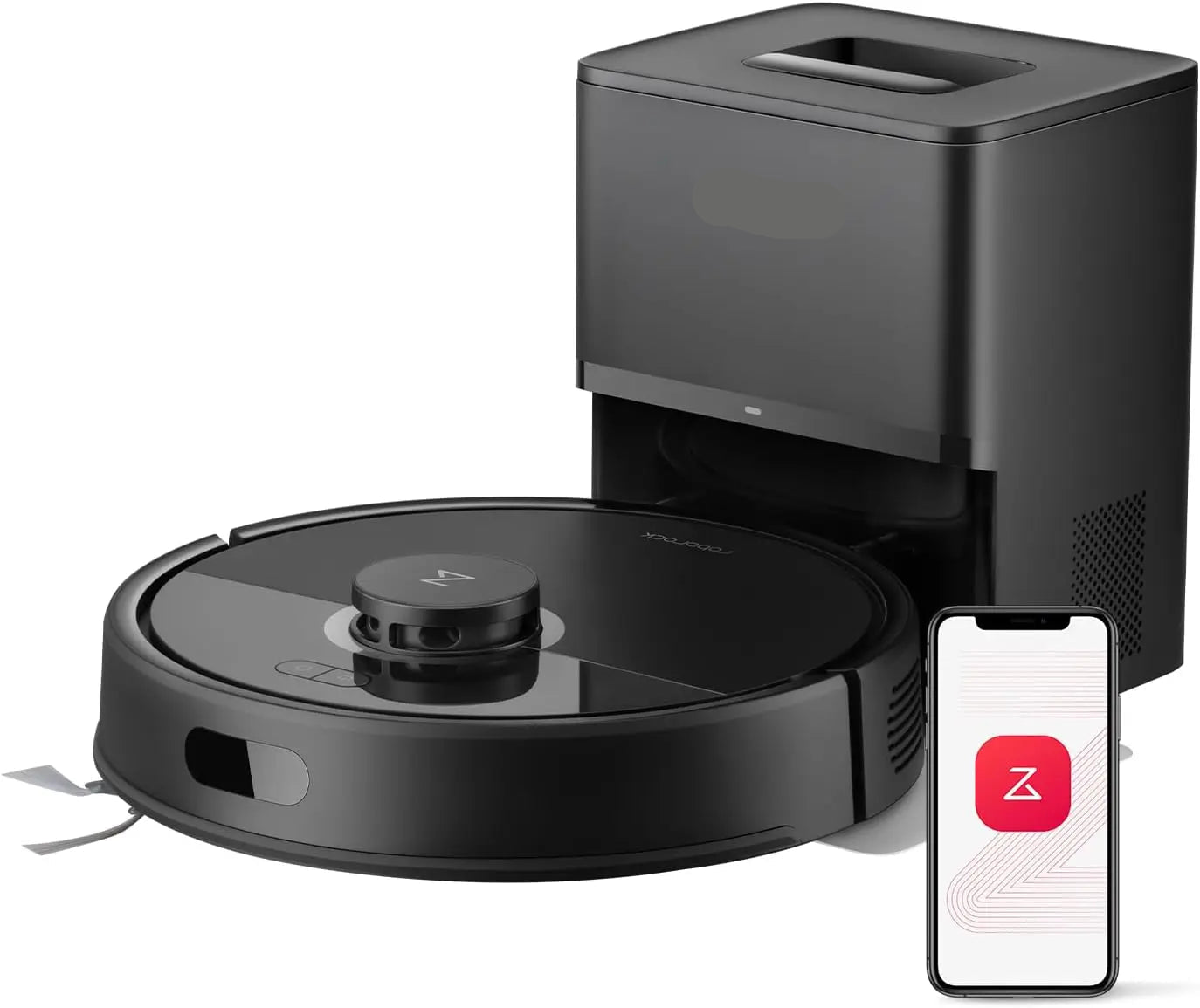 Robotstofzuiger – Dweilrobot – Robotstofzuiger Met Dweilfunctie – Automatische Stofzuiger – Draadloze Cleaner – 8000 Pa Zuigkracht – Grote 2,7L Stofzak