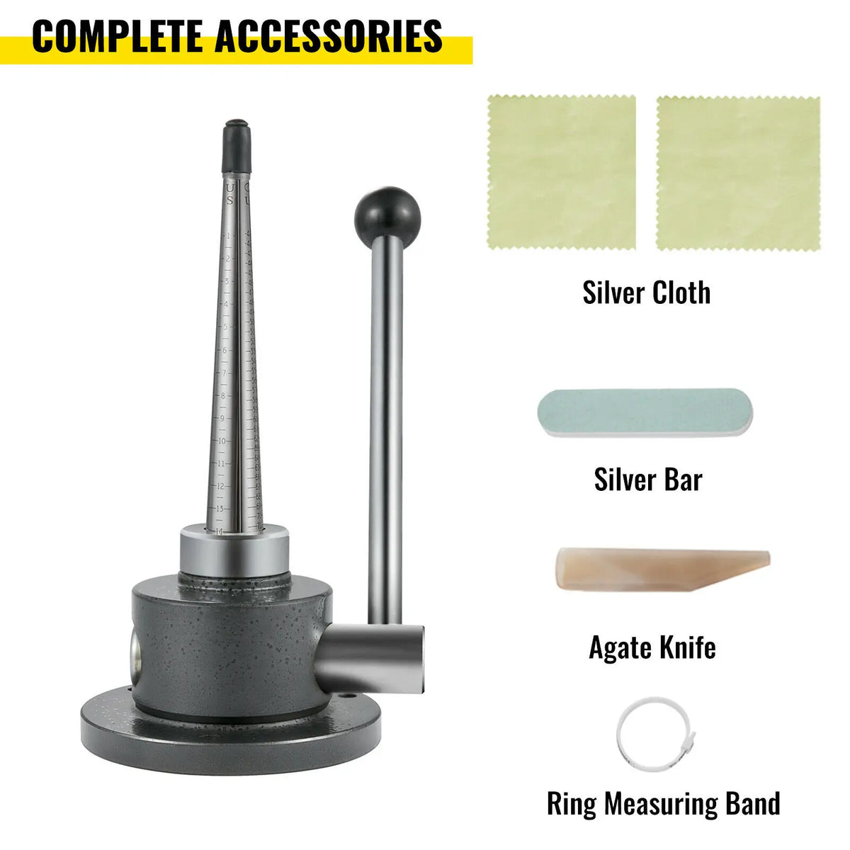 Jewelry Making - Jewelry - Ring Adjuster - Ring Stretcher - Ring Enlarger - 1-14 Adjustment Tool - For Processing Solid Gold Platinum