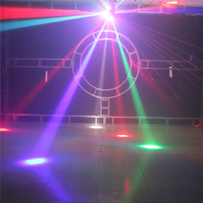 Professionele DJ Discobal - Discolamp - Discobol Licht - 3-in-1 Beam Laser, Strobe & Moving Head – DMX Nachtclub & Podiumverlichting