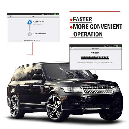 OBD Scanner - OBD2 - Auto Scanner - Auto uitlezen - Diagnose Apparatuur voor Auto's - Auto Diagnose Tool - Codelezer - Vier Systeem Diagnostiek - Olie Reset - DPF Regeneratie - AutoVIN - Werkt met 57+ Automerken - Voor Doe-Het-Zelvers