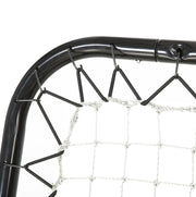 Football Goal - Football Net For Football - Goal Post - Junior Sports Training - Adjustable - Foldable - Portable - Football Net For Kids - 5 Level Angle - Black