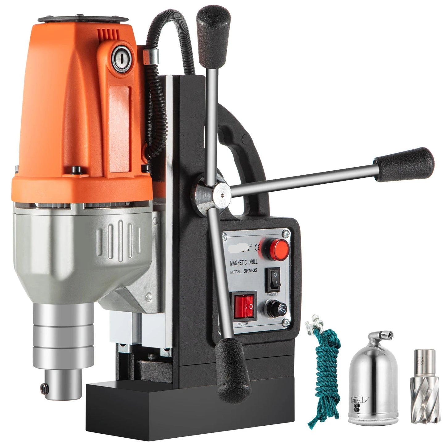 Magnetische Boormachine – Metaalboor – Kernboormachine – Industriële Boormachine – 1100 Watt Motor – 12.000 N Magnetische Zuigkracht – 40 Mm Boordiameter - 1 Boortje