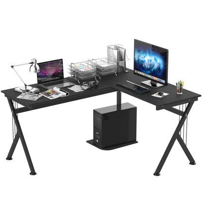 Hoekbureau – L-Vormig Bureau – Werkplek Bureau – Thuiswerk Bureau – Ruim Werkoppervlak – Stevig Frame – Onderhoudsvriendelijk oppervlak