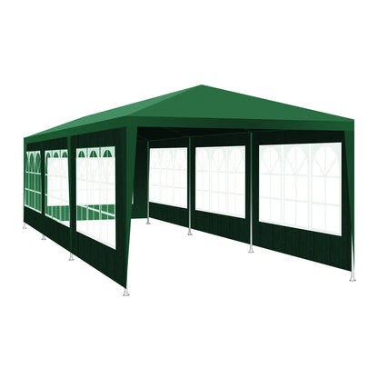 Partytent – Tuin Tent – Waterdichte Tent – Outdoor Tent – Picknick Tent – 9x3 Meter – Met Verwijderbare Panelen - Groen