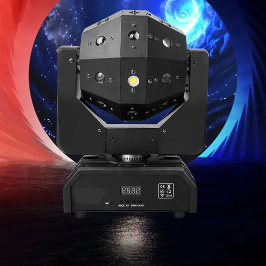 Professionele DJ Discobal - Discolamp - Discobol Licht - 3-in-1 Beam Laser, Strobe & Moving Head – DMX Nachtclub & Podiumverlichting