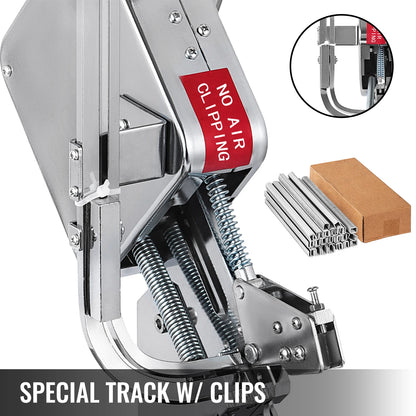 Clipmachine – Clipper – Sluitmachine – Verpakkingsmachine – Gebruiksvriendelijk – Robuust Staal – 5000 Clips Inbegrepen