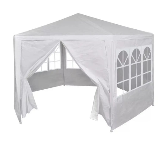 Partytent – Tuinentent – Outdoor Partytent – Waterdichte Tent – Voor Buiten – 2 x 2 Meter – Stevig Gecoat Staal - Wit