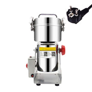 Kruidenmolen - Kruidenmolen Elektrisch - Specerijenmolen - Graanmolen - Kruidenmaler - Elektrische Koffie Molen - 800g - Zilver