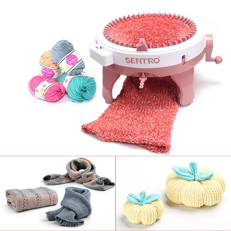 48 Naalden Slimme Breimachine - Rond Dubbel Breimolen voor Trui, Muts, Sjaal, Handschoenen en Sokken - Complete Set voor Volwassenen en Kinderen - QUORE