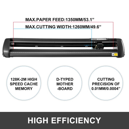 Vinylsnijplotter – Vinylcutter – Snijplotter – Plotter – Foliesnijder – Professionele 53 Inch Snijbreedte – Hoge Precisie 0,01 mm