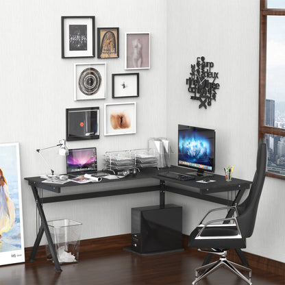 Hoekbureau – L-Vormig Bureau – Werkplek Bureau – Thuiswerk Bureau – Ruim Werkoppervlak – Stevig Frame – Onderhoudsvriendelijk oppervlak