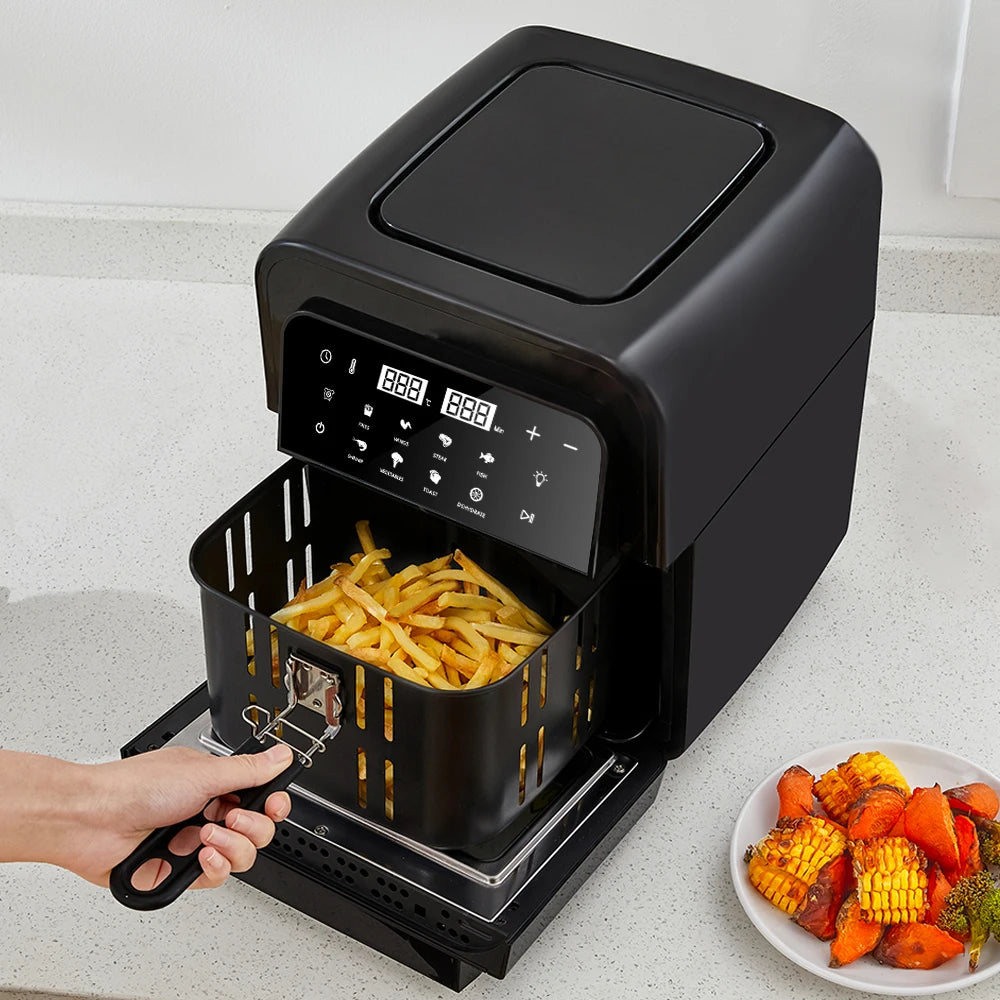 Airfryer – Air Fryer Oven – Heteluchtoven – Friteuse – Conventieoven – 7L Capaciteit – Touchscreen Presets