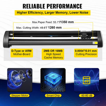 Snijmachines - Vinyl Cutter Plotter - Graveermachine- 1350MM - Professionele Snijmachine - Snijplotter Machine - Vinylsnijder - voor DIY Reclame en Etiketten