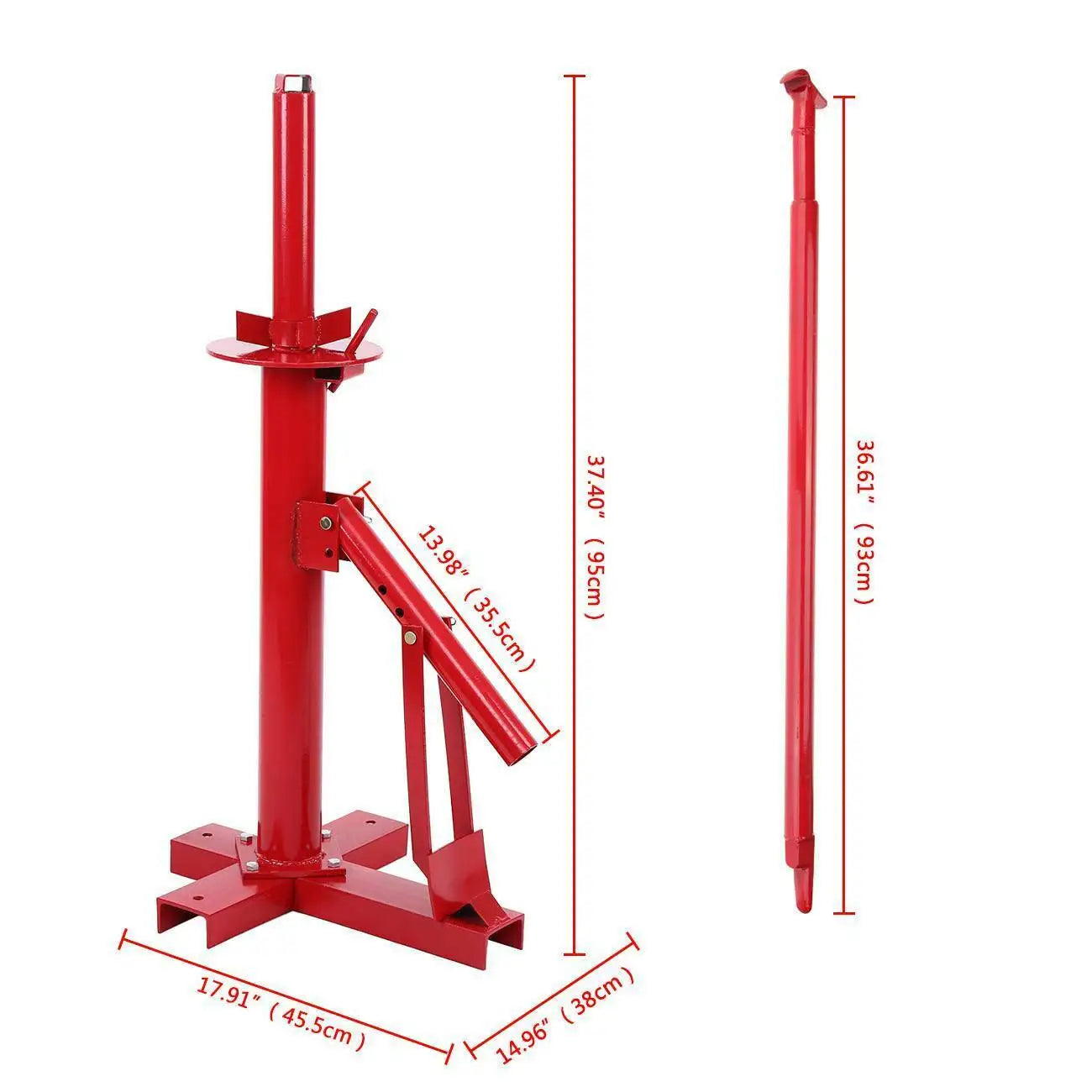 Handmatige Bandenwisselaar - Banden Demonteerapparaat - Band Vervanger - Banden Demonteermachine - 8–19 Inch - Banden Demontage Tool - Staal - Thuis of Werkplaats