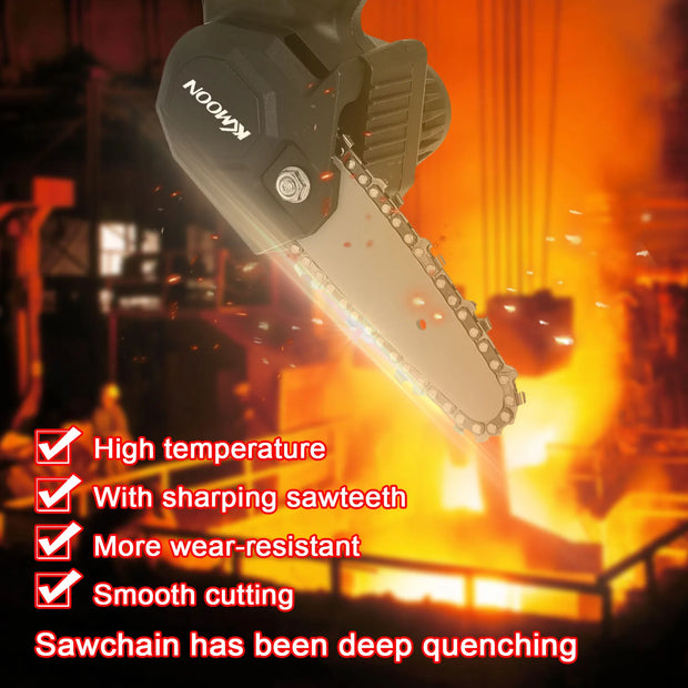 Elektrische Snoeischaar - Snoeischaar - Mini Kettingzaag - Accu Snoeischaar - 4 inch Borstelmotor - Houtbewerkingsgereedschap