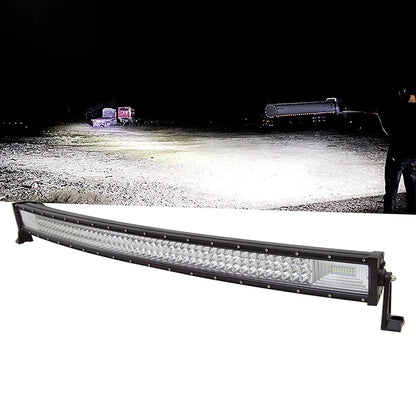 Gebogen LED-lichtbalk - 24V - 540W - Offroad Led Bar Combo Beam - Voor 4x4 4WD SUV ATV-auto's - 42inch met draadset - QUORE