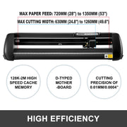 Vinyl Snijplotter - Handmatig - 28 inch papierinvoer - met COMPIM & USB-poorten - of Advertentie Ambachtelijk Ontwerp Knippen Etc. - QUORE