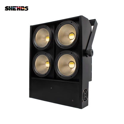 Led Blinder – Stage Licht – Party Verlichting – DJ Lamp – COB LED – 4x100W – Warm Wit en Koel Wit – Compact Metalen Behuizing