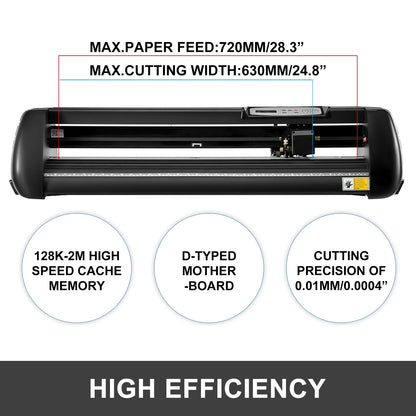 Snijmachines - Vinyl Cutter Plotter - Graveermachine- met Onderstel - 28Inch - Instelbare Snelheid & Druk - Snijplotter Machine - Vinylsnijder -  Inclusief Software - voor Sign-Making