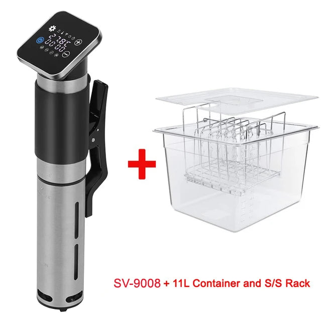 Sous Vide – Sous Vide Stick – Sous-vide kokers - Slowcookers - 5e Generatie RVS – IPX7 Waterdicht – 1100W – Smart APP Bediening – Precise Temperatuurregeling - 9008 N CTR - QUORE