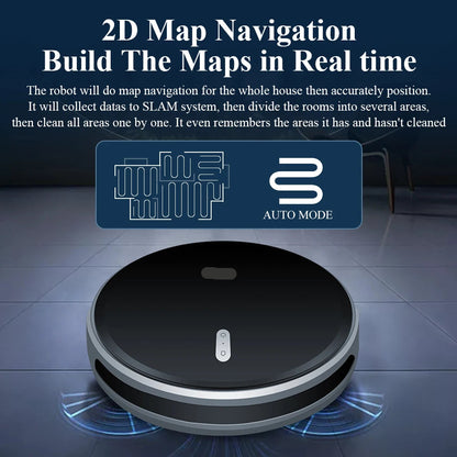 Robotstofzuiger - Vacuum Cleaner - Roborock - Draadloze - Dweilrobot - 500W - 6000Pa Zuigkracht - Afstandsbediening Upgrade - 2-in-1 Nat en Droog Mop, WiFi App, Slimme Auto Vloerwasfunctie voor Thuis