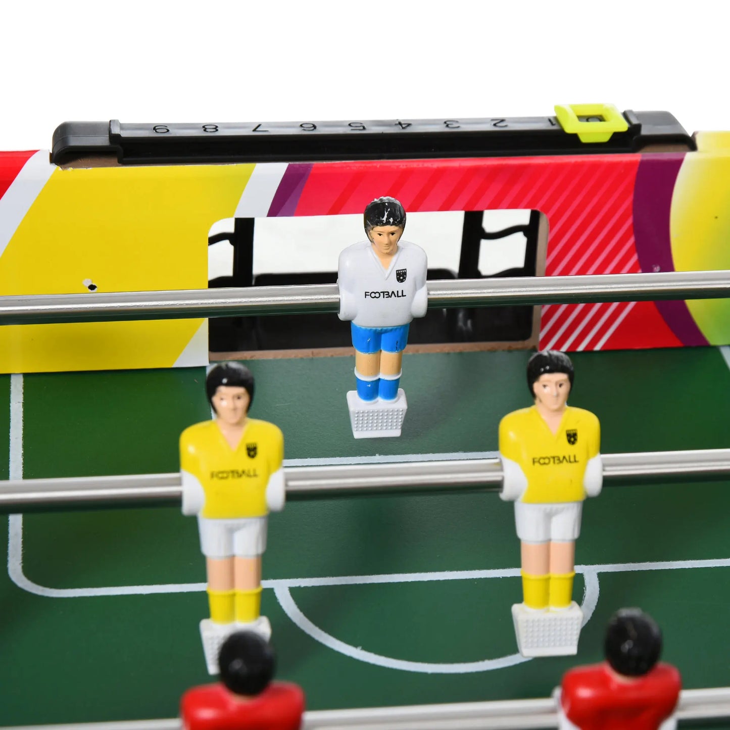 4-in-1 Spelentafel – Multi-Game Tafel – Tafelvoetbal – Air Hockey – Biljart – Zwart Design – Compact Stapelbaar – Duurzaam MDF Staal - QUORE