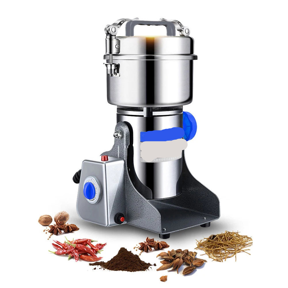 Kruidenmolen - Hakmolen - Specerijenmolen - Koffiemolens - Molen - 800G - Swing Type -  Elektrische -  voor Specerijen, Granen en Gedroogde Voeding - Kruidenmaler - Grinder - High-Speed Crusher - QUORE