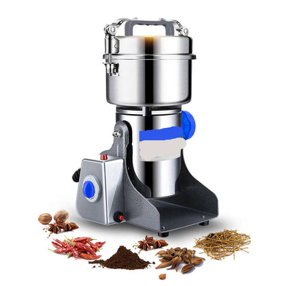 Kruidenmolen - Hakmolen - Specerijenmolen - Koffiemolens - Molen - 800G - Swing Type -  Elektrische -  voor Specerijen, Granen en Gedroogde Voeding - Kruidenmaler - Grinder - High-Speed Crusher - QUORE