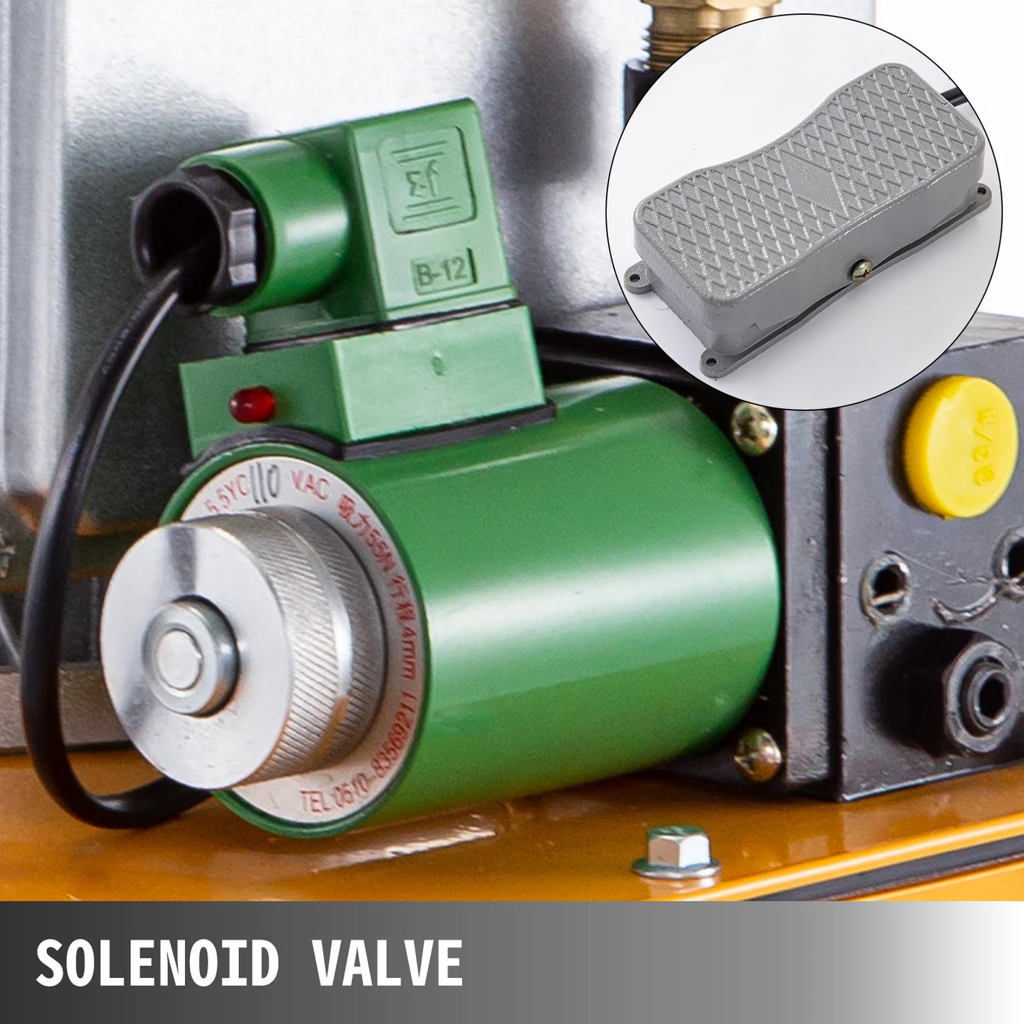 Elektrische Hydraulische Pomp – Hydraulische Pomp – Compacte Pomp – Single Acting Pomp – 750W Vermogen – 7 Liter Oliereservoir