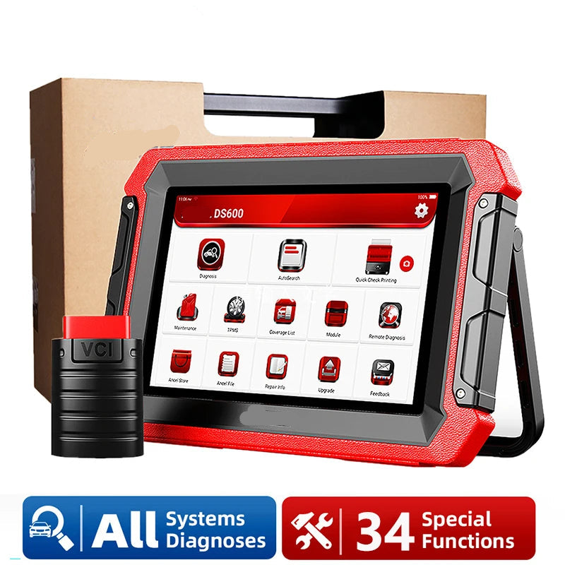 Autodiagnosetool – Diagnose Scanner – Foutcode Uitlezer – OBD2 Scanner – Auto Diagnosesysteem – 8 Inch Scherm – WiFi & Bluetooth Verbinding