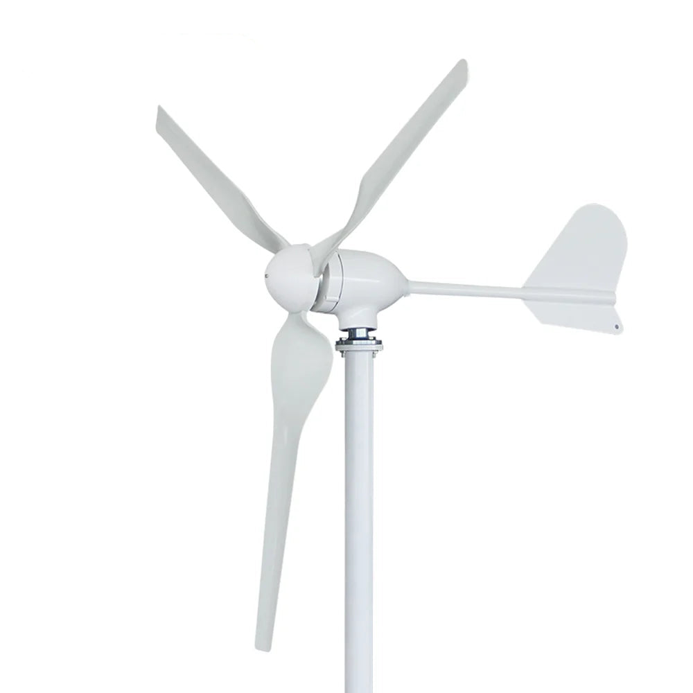 Windturbine - Windmolen - Windturbine Generator - Windenergie - 2000W - 12V - Alleen Windturbine - 3 Messen - Stille en Efficiënte Energieoplossing - Kleine - voor Thuisgebruik en Off Grid Systemen